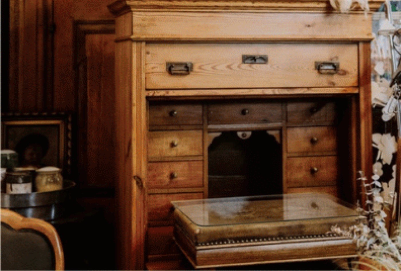 Detailaufnahme historischer Handwerksarbeit